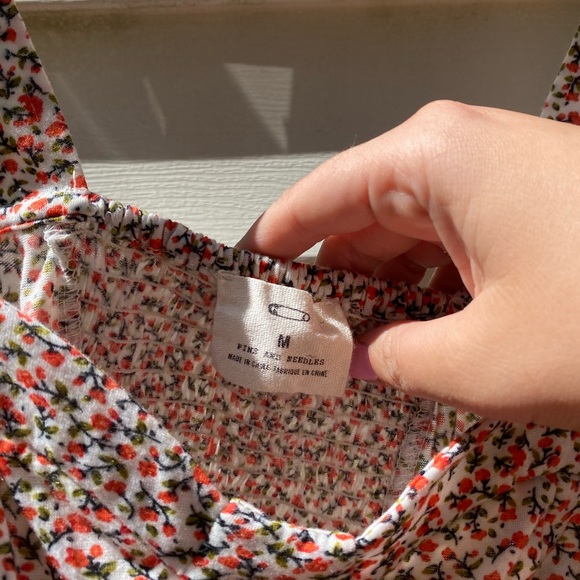 Anthropologie pins & needles floral crop top - Picture 5 of 6